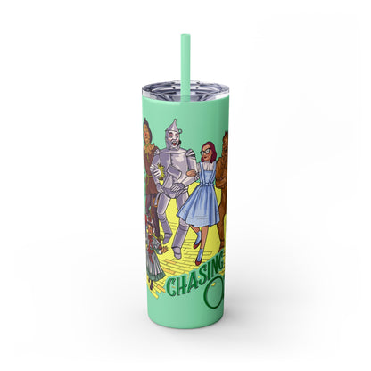 Official Chasing Oz Skinny Tumbler with Straw, 20oz