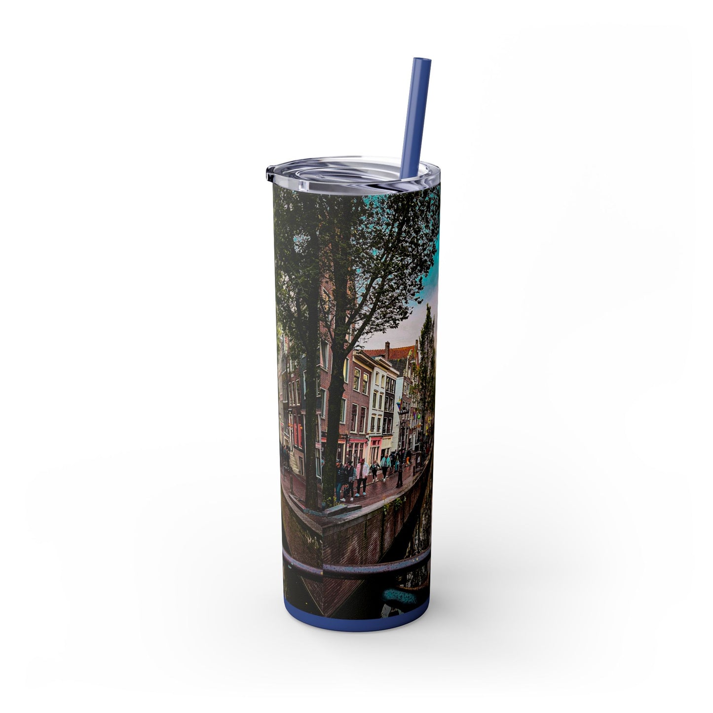 Amsterdam Canal - Tumbler with Straw- 20oz