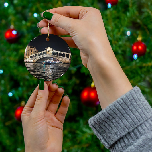 Rialto Bridge Venice - Ceramic Ornament