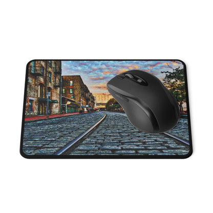 River Street Sunrise Non-Slip Mouse Pad