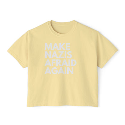 Make Nazis Afraid Again - Women's Cotton Tee