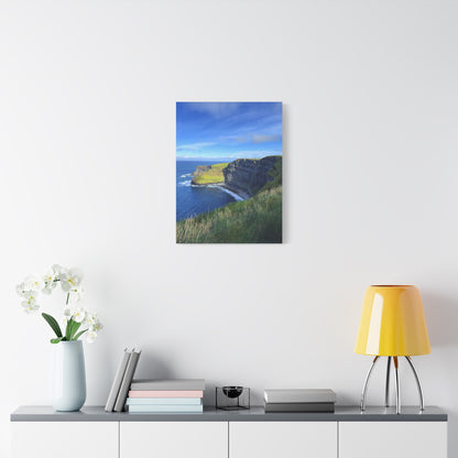 Cliffs of Moher Coastal Scene - Matte Stretched Canvas Print (1.25")
