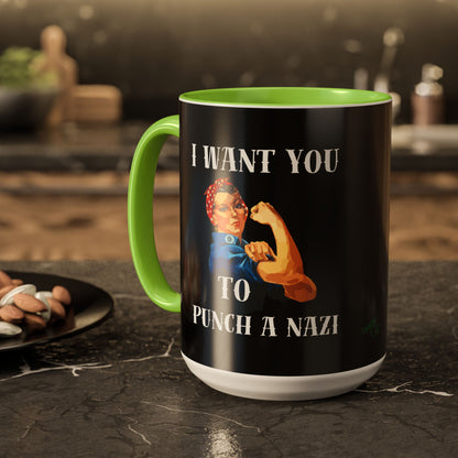 I Want You to Punch a Nazi – Mug