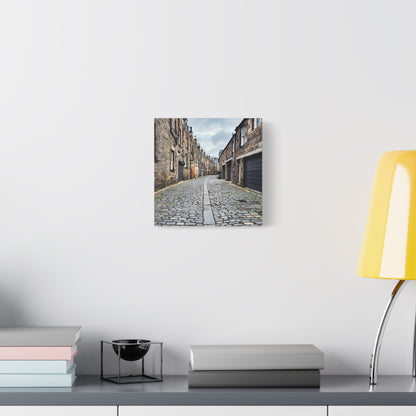 Scotland Cobblestone Alley - Stretch Matte Canvas (1.25")