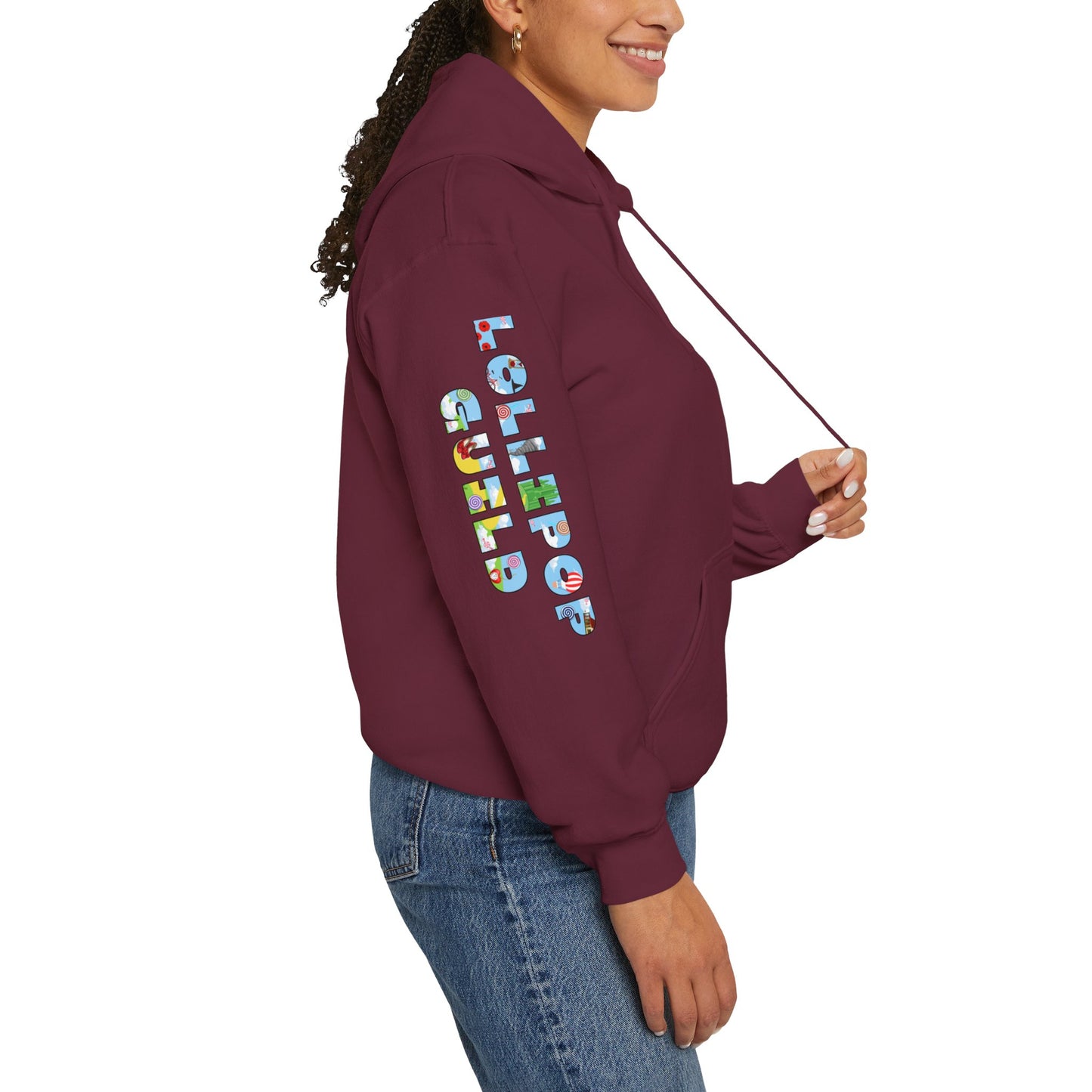 Lollipop Guild Design on Back - Unisex Hoodie