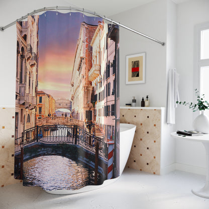 Chasing Oz Art Venice Sunset Shower Curtain