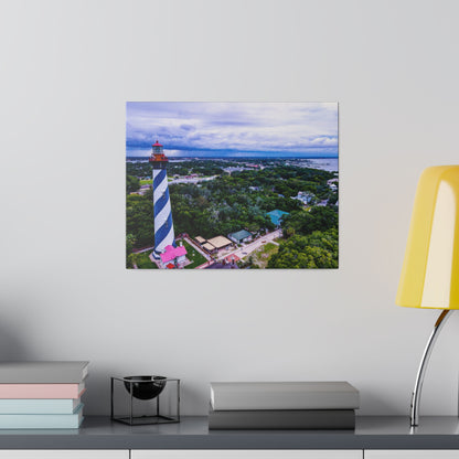 St. Augustine Lighthouse Matte Canvas, Stretched, 0.75"