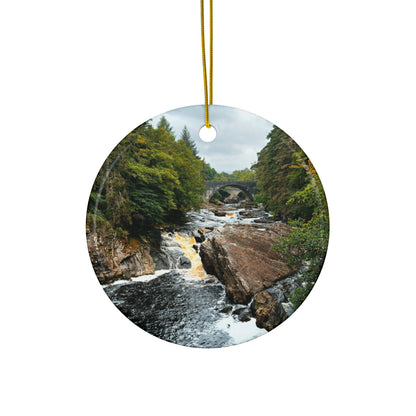 The Summer House Scotland by Chasing Oz - Double-sided Ceramic Ornaments
