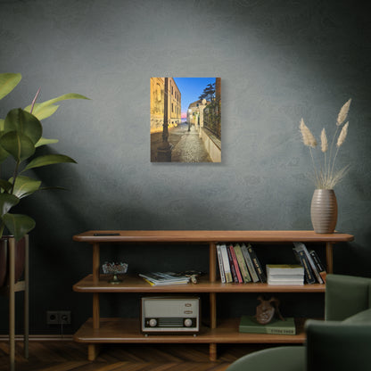 Amalfi Coast Nights Sunset Coastal Alley - Matte Canvas Print (1.25")