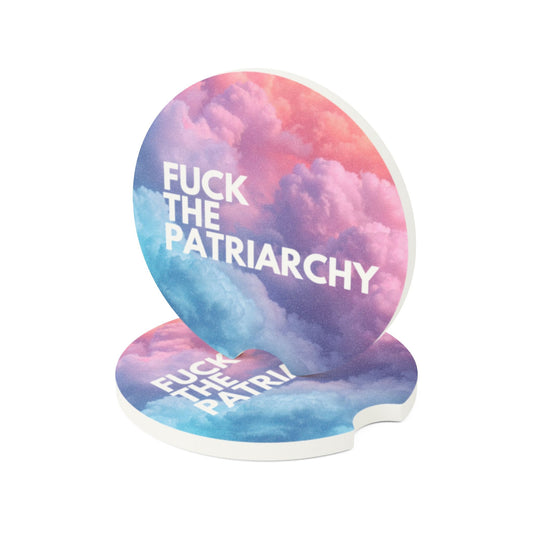 F the Patriarchy - Soapstone Car Coaster