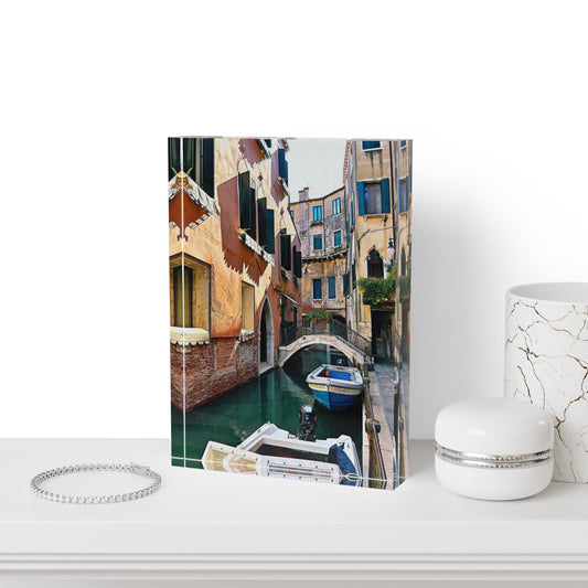 Chasing Oz Art Venice Canal Acrylic Photo Block