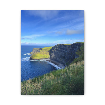 Cliffs of Moher Coastal Scene - Matte Stretched Canvas Print (1.25")