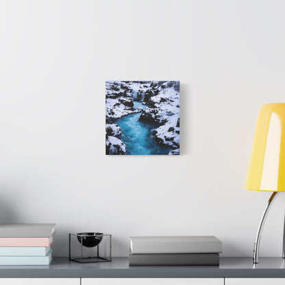 Iceland Waterfall by Chasing Oz - Canvas Art Print