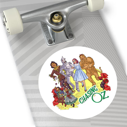 Chasing Oz Round Stickers - Indoor/Outdoor