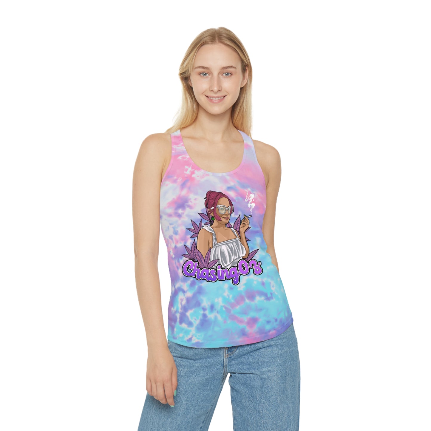 Chasing Oz Tie Dye  - Racerback Tank Top