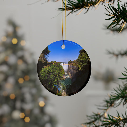 Victoria Falls by Chasing Oz - Ceramic Ornaments