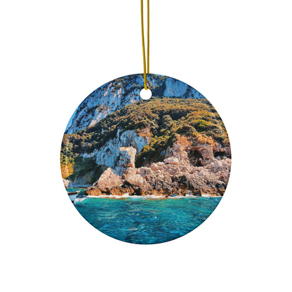 Capri Coast by Chasing Oz - Double-sided Ceramic Ornaments