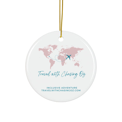 Lake Como by Chasing Oz - Double-sided Ceramic Ornaments