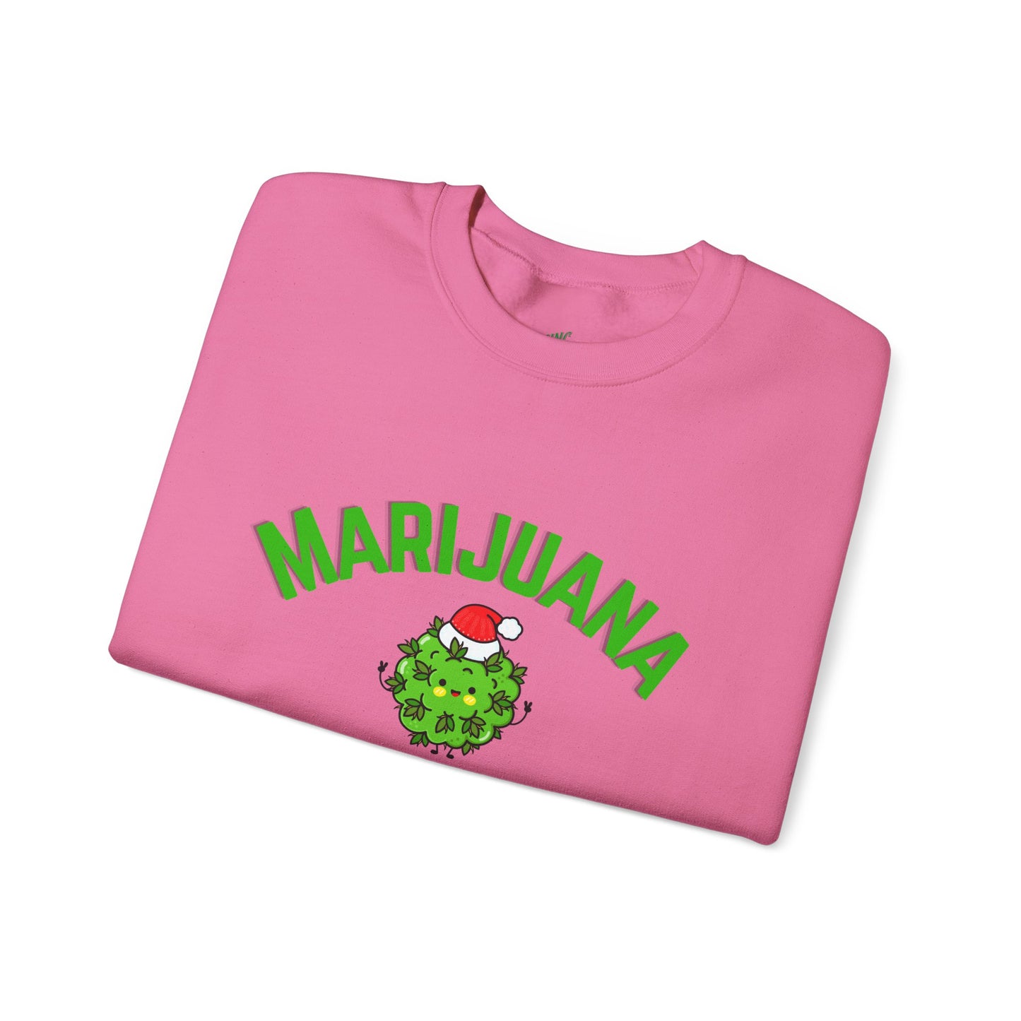 Marijuana Safer Than Family Gatherings - Unisex Crewneck Sweatshirt