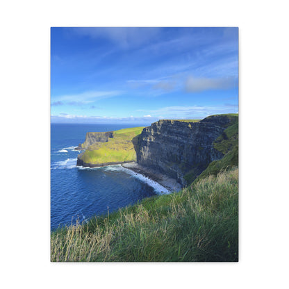 Cliffs of Moher Coastal Scene - Matte Stretched Canvas Print (1.25")