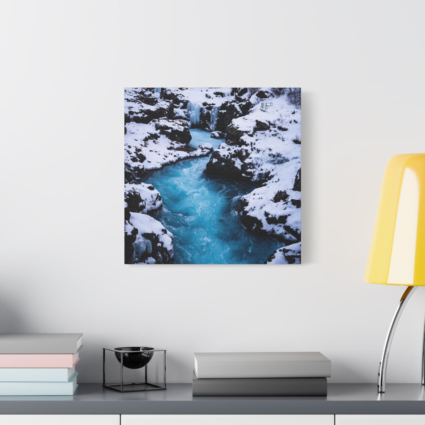 Iceland Waterfall by Chasing Oz - Canvas Art Print