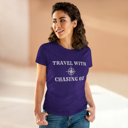 Travel with Chasing Oz - Womens Cotton Tee