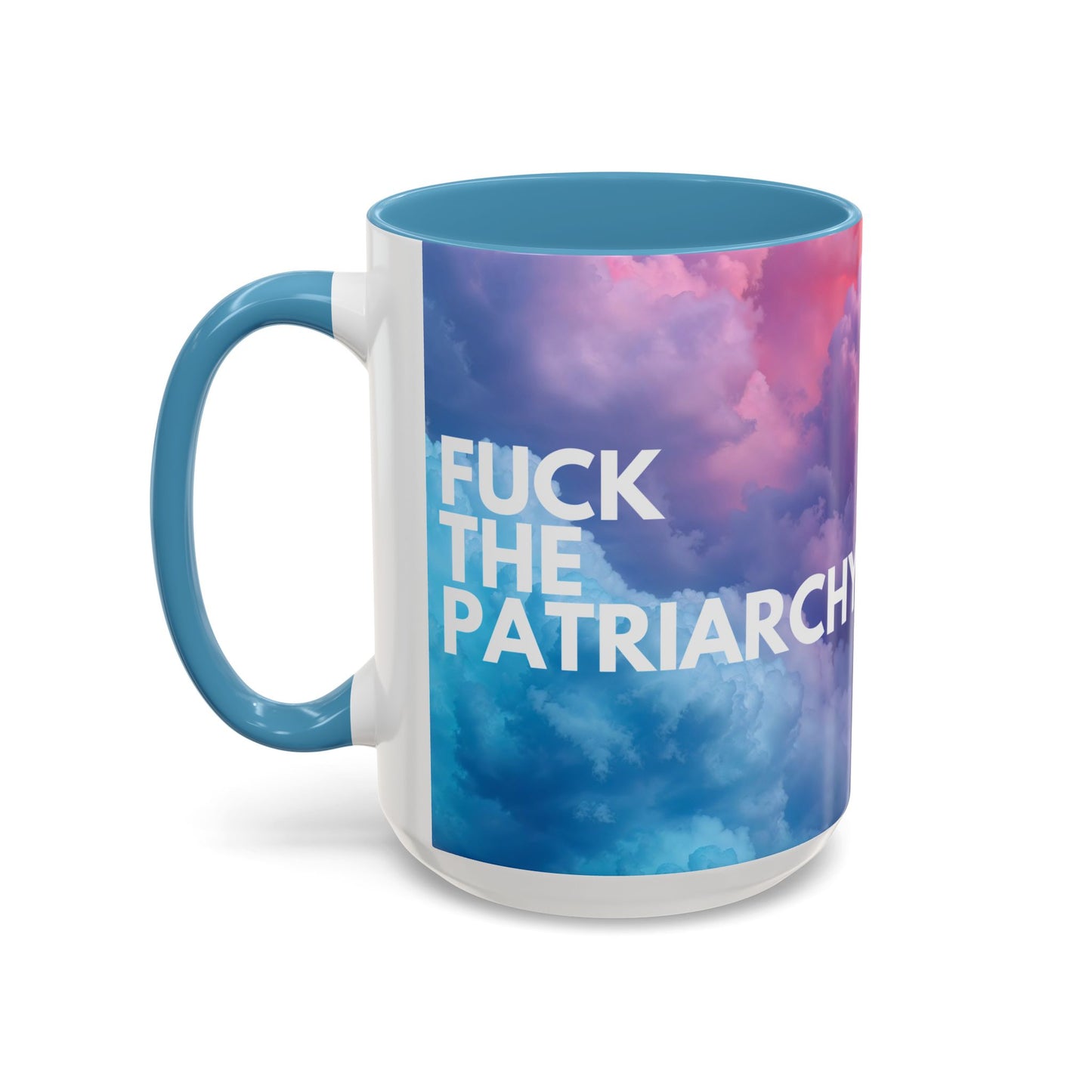 F the Patriarchy - Accent Coffee Mug