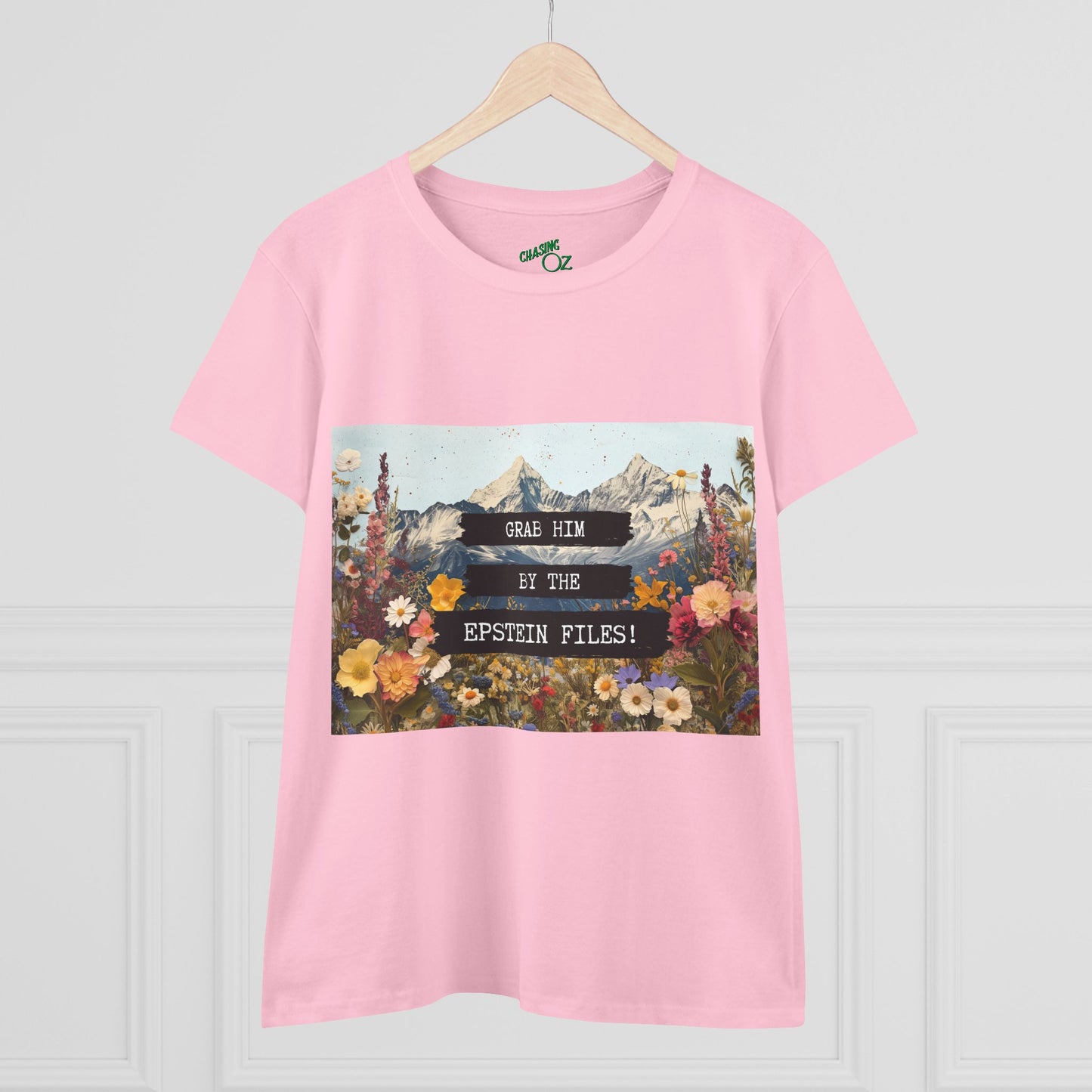 Grab Him by the Files - Women's Fitted Tee