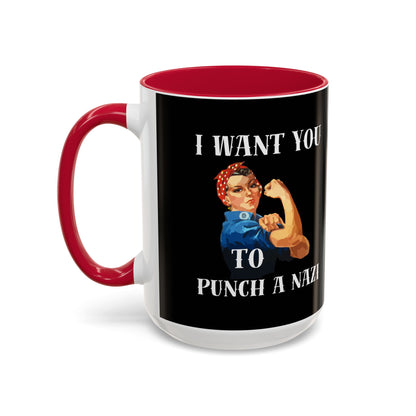 I Want You to Punch a Nazi – Mug