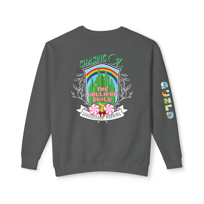 Lollipop Guild Logo on the Back - Unisex Crewneck Sweatshirt