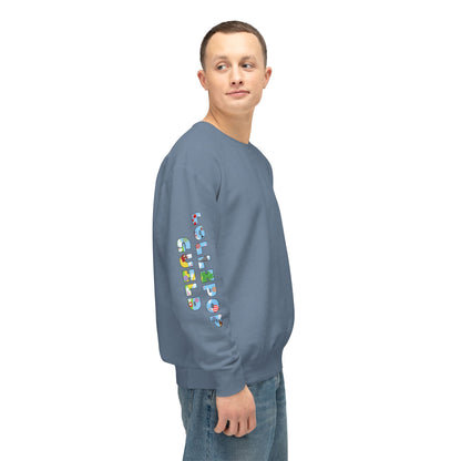 Lollipop Guild Logo on the Back - Unisex Crewneck Sweatshirt