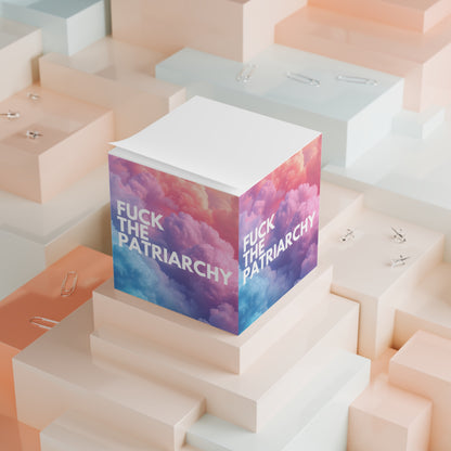 F the Patriarchy - Note Cube