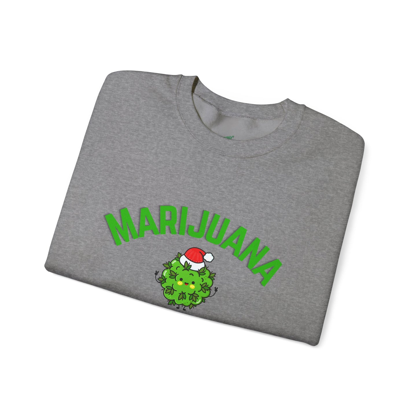 Marijuana Safer Than Family Gatherings - Unisex Crewneck Sweatshirt