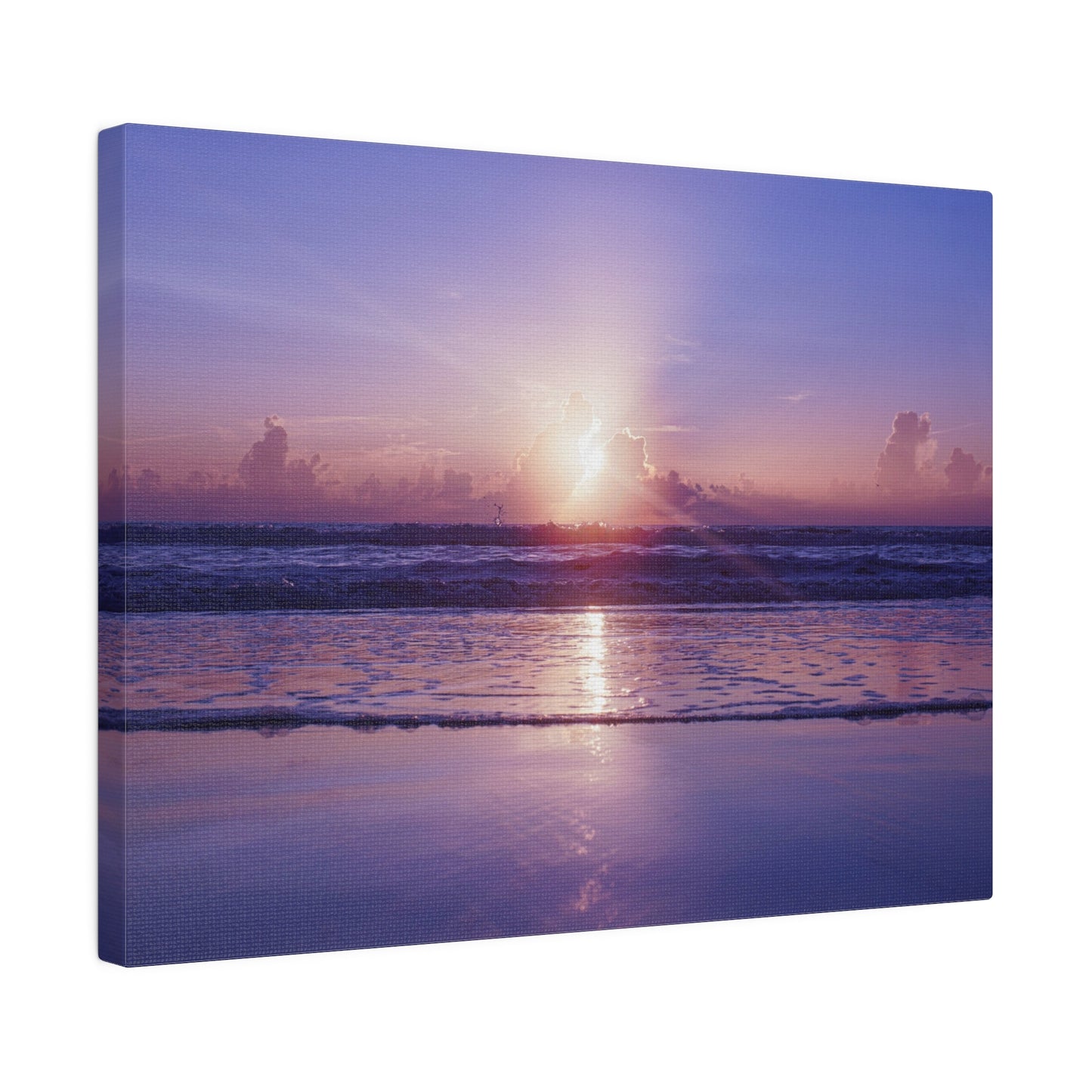 Chasing Oz Art Atlantic Lavender Sunrise Matte Canvas Stretched - 0.75"