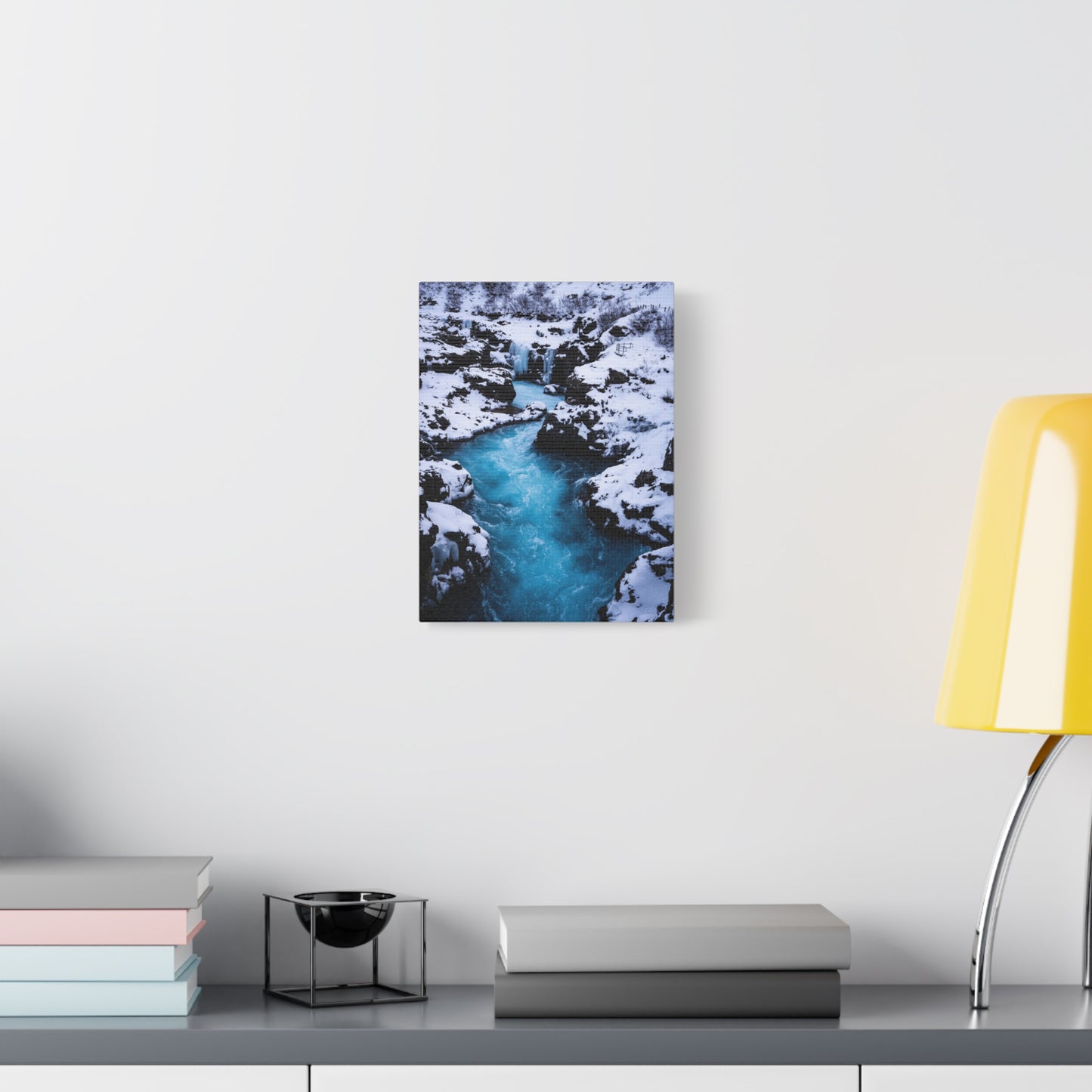 Iceland Waterfall by Chasing Oz - Canvas Art Print