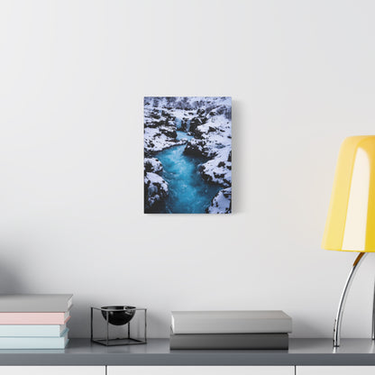 Iceland Waterfall by Chasing Oz - Canvas Art Print