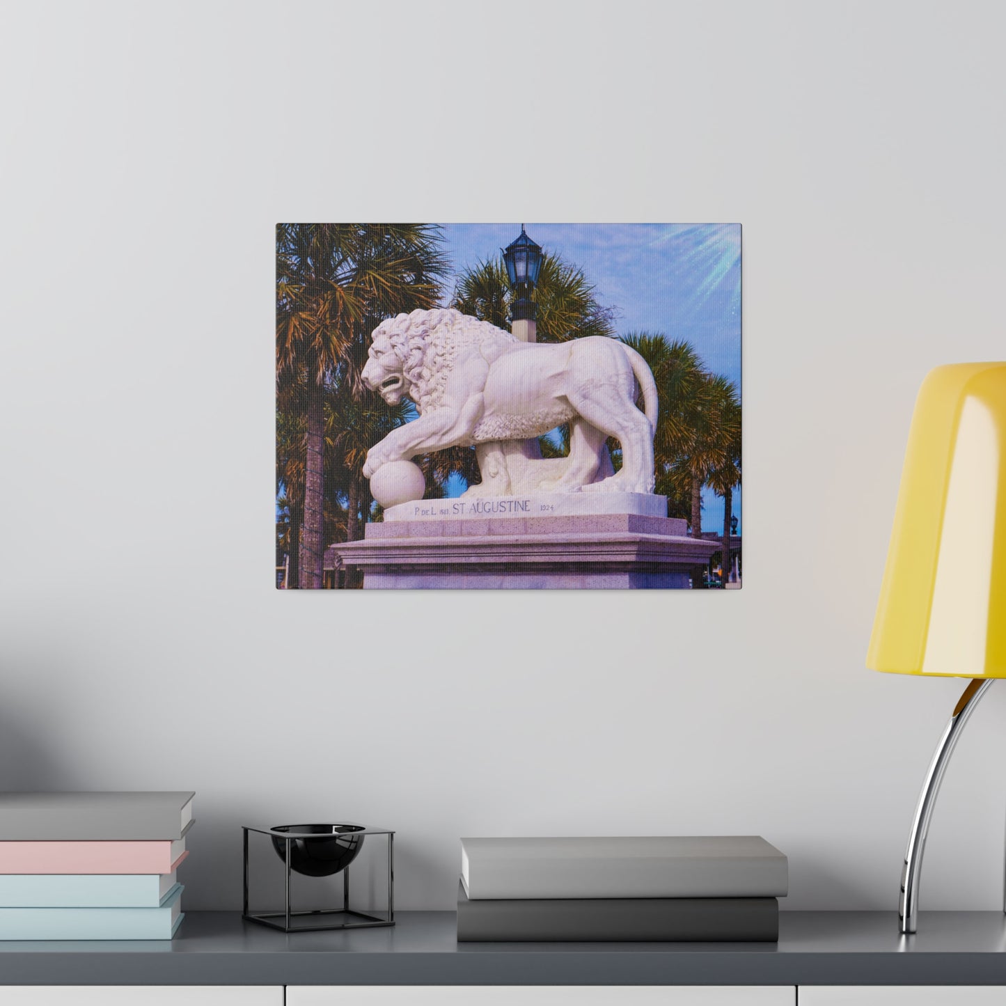 Chasing Oz Art Bridge of Lions St. Augustine Matte Canvas Stretched - 0.75"