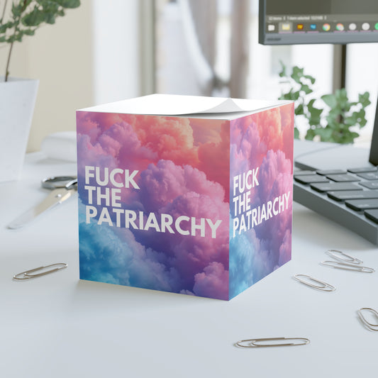 F the Patriarchy - Note Cube