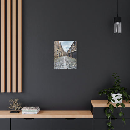 Scotland Cobblestone Alley - Stretch Matte Canvas (1.25")
