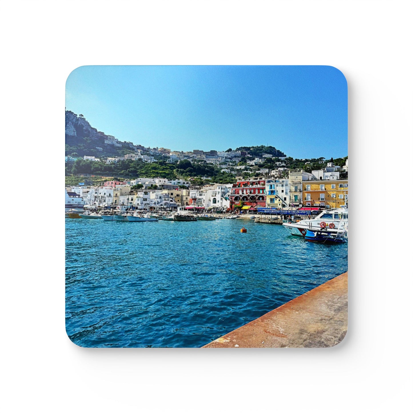 Capri Italy Coastline - Coaster Set