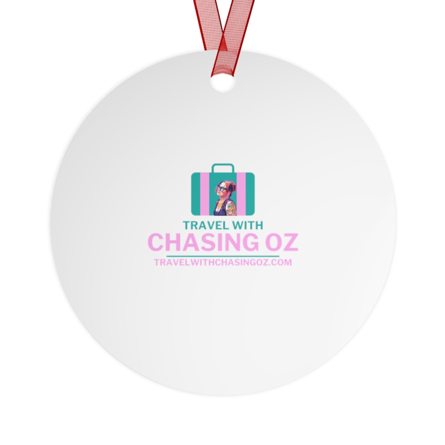 Chasing Oz Art Iceland Night Ice - Metal Ornament