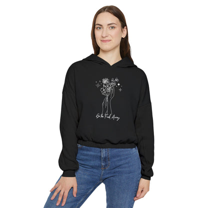 Please Go The F Away Women's Cinched Bottom Hoodie