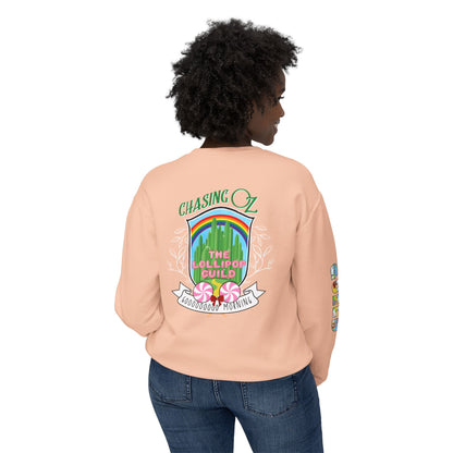 Lollipop Guild Logo on the Back - Unisex Crewneck Sweatshirt