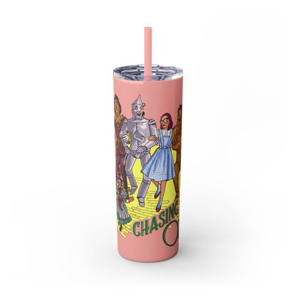 Official Chasing Oz Skinny Tumbler with Straw, 20oz