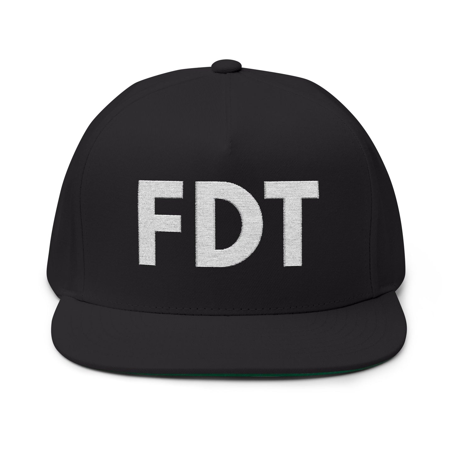 FDT - Embroidered Flat Bill Hat