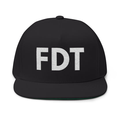 FDT - Embroidered Flat Bill Hat
