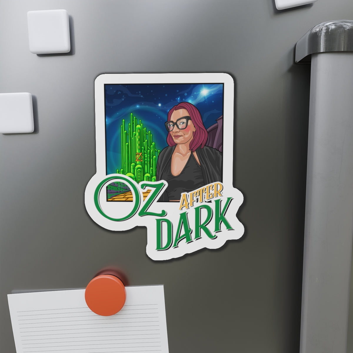 Oz After Dark Podcast Die-Cut Magnets