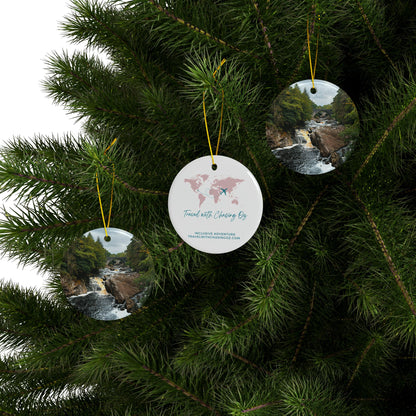The Summer House Scotland by Chasing Oz - Double-sided Ceramic Ornaments
