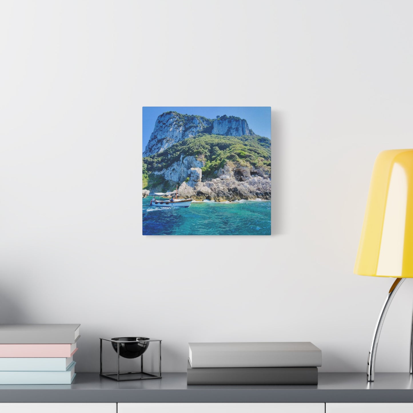 Anacapri Coastal Scene - Stretched Canvas Matte Print (1.25")