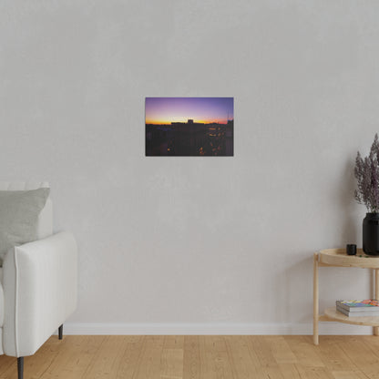 Chasing Oz Art Rome Sunset Matte Canvas Stretched - 0.75"